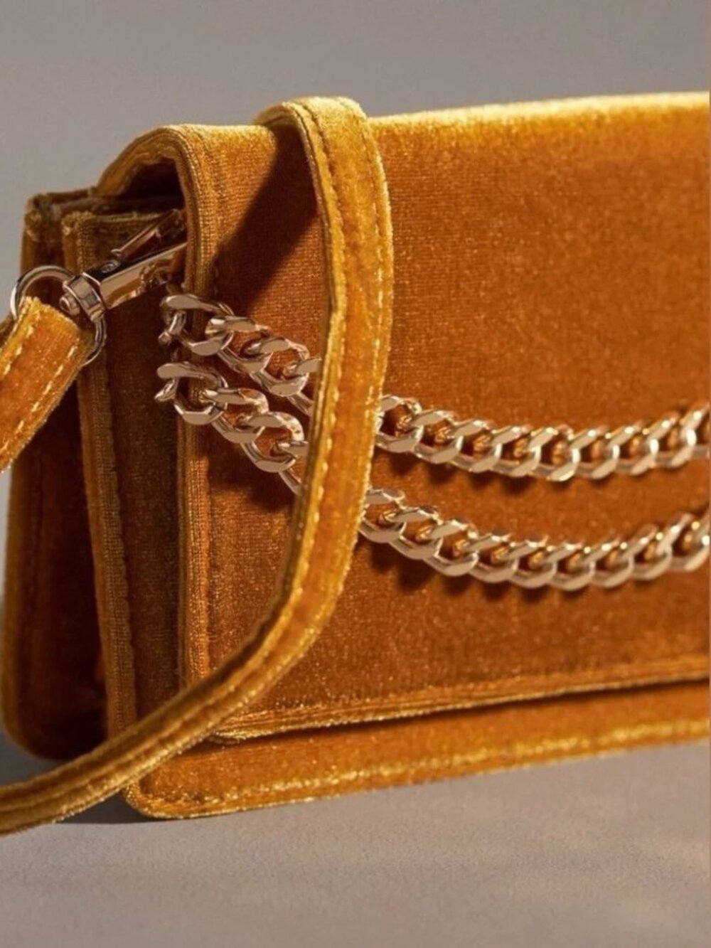 Anthropologie Velvet Crossbody Wallet NWOT